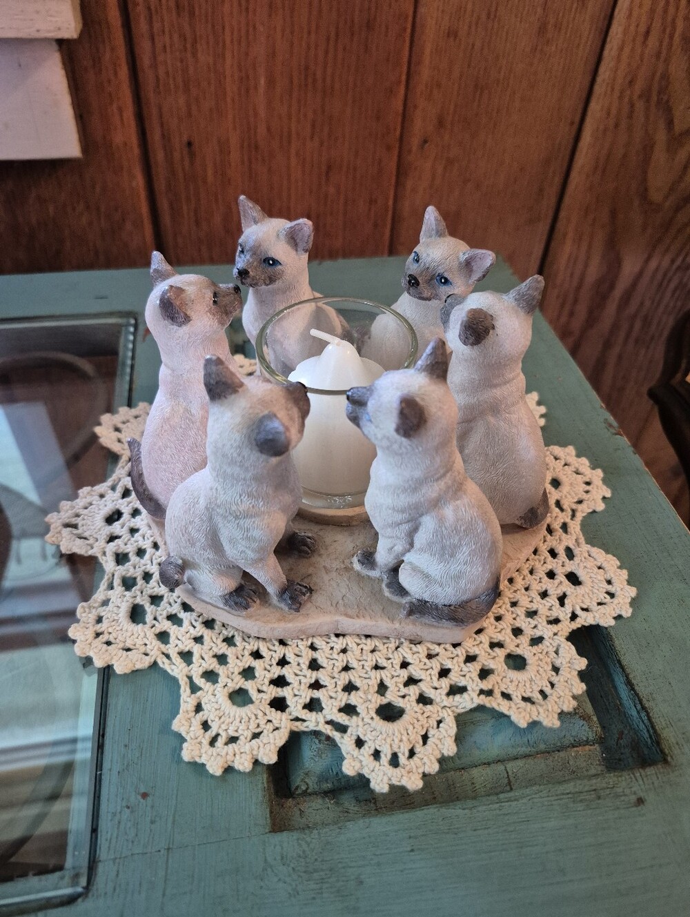 โค๏ธโ๐ฅ Cats Round Decor Candle Holder